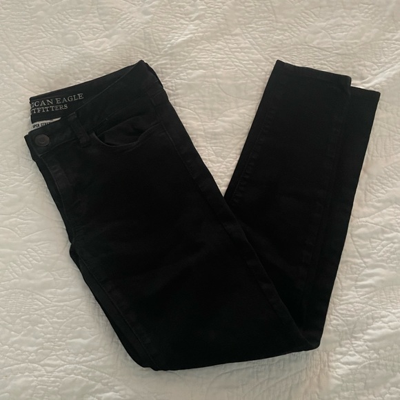 American Eagle Outfitters Black Jeggings - Picture 1 of 9